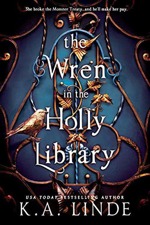 Book cover of The Wren in the Holly Library