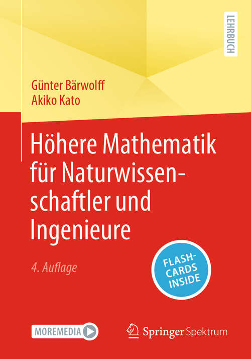 Book cover of Höhere Mathematik für Naturwissenschaftler und Ingenieure (4. Auflage 2024)